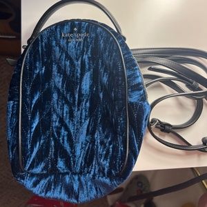 Kate spade velvet mini convertible backpack